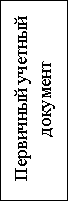 Подпись: Первичный учетный документ