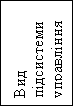 Подпись: Вид підсистеми управління