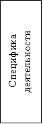 Подпись: Специфика деятельности