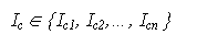 : I  {I1, I2,, I }
