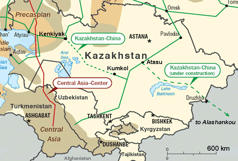 Kazakhstan Oil Pipelines