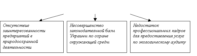 Причины невостребованности услуг экологического аудита в Украине