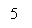�������: 5