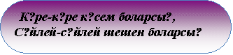Скругленный прямоугольник: Көре-көре көсем боларсың,
Сөйлей-сөйлей шешен боларсың