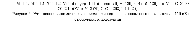 �������: l=1900; L=700; L1=300; L2=750; d �����=100; d ����=90; H=120; h=45; S=120; c-c=700; O-X=83; O1-X1=637; c-Y=2530; C-C1=208; b-b1=25;
������� 2- ���������� �������������� ����� ������� ��������������� ����������� 110 �� � ����������� ���������

