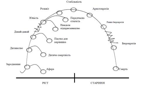 Контрольная работа: Життєвий цикл організації